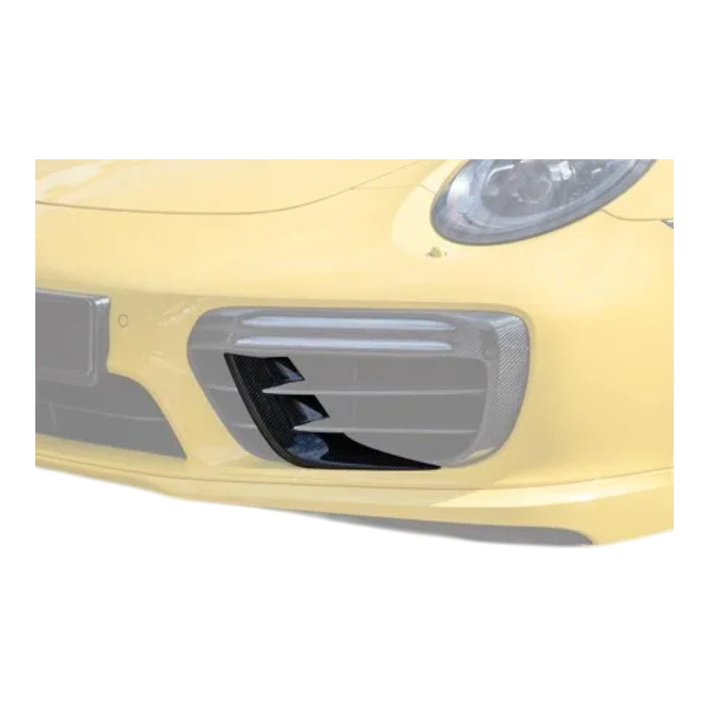 TECHART 091.121.186.009 Aero Wings Including Trim Bars, Carbon Matte for PORSCHE 911 Turbo/Turbo S (991.2) Photo-0
