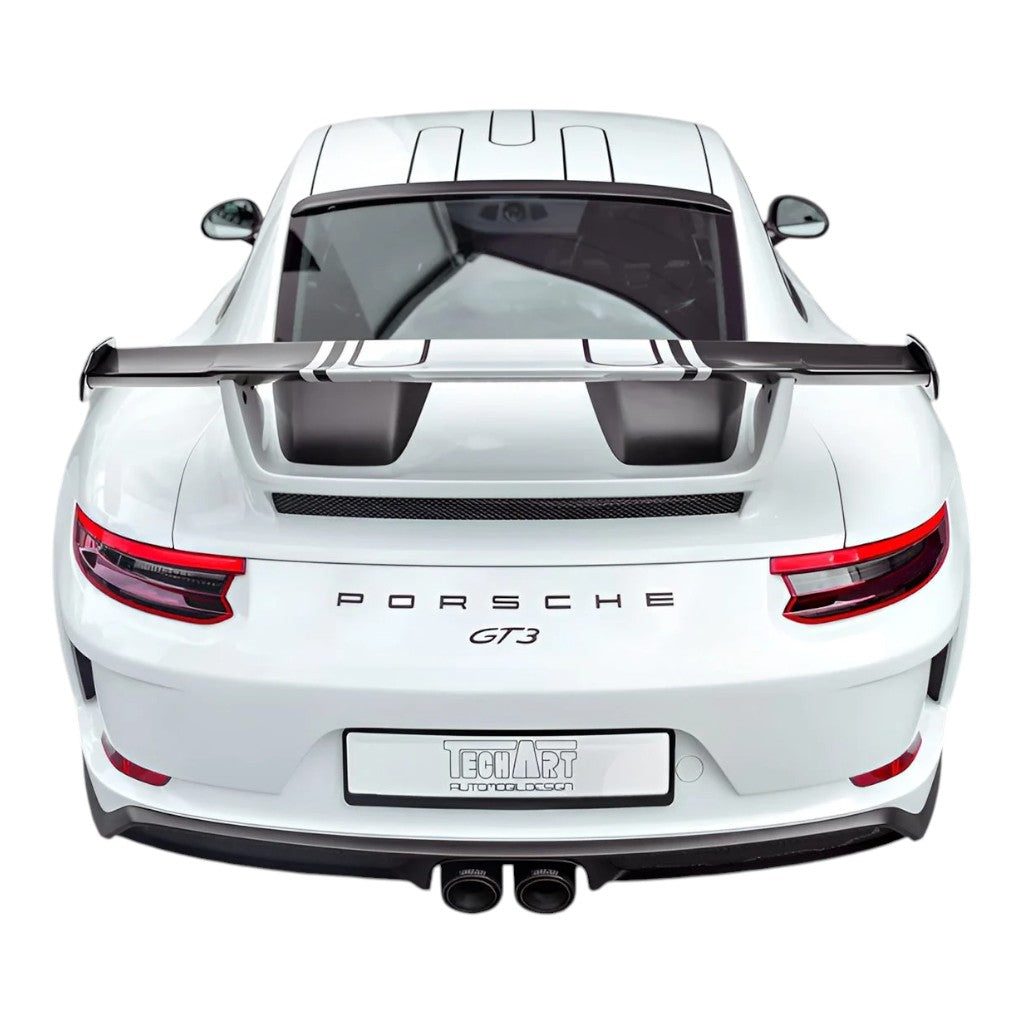 TECHART 091.121.771.009G Panel Air Intake Hood, Carbon Glossy for PORSCHE 911 GT3RS (991.2) Photo-4