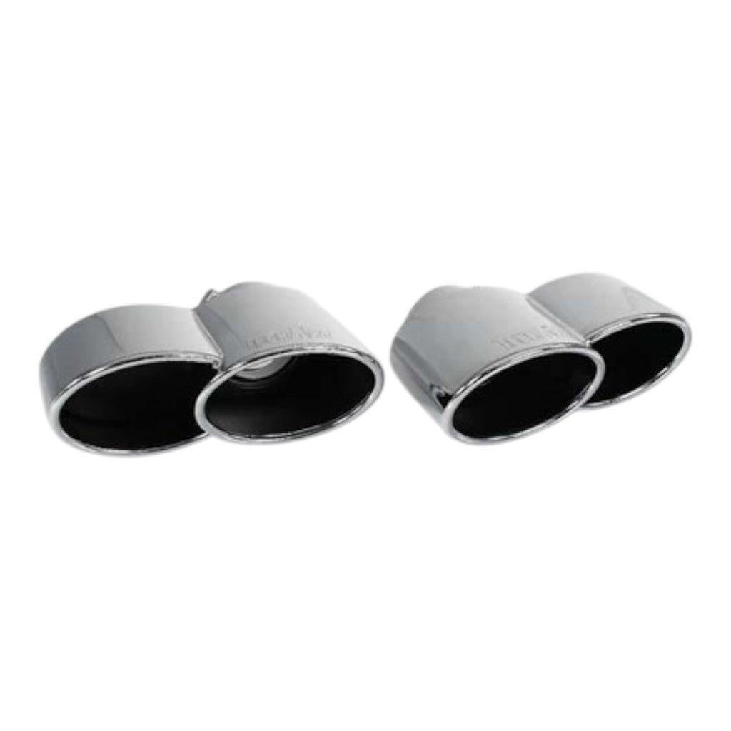 TECHART 091.310.910.009 Stainless Steel Sport Tailpipes, Chromed PORSCHE 911 Carrera/Carrera S (991)/Carrera 4/4S (991.1) Photo-0