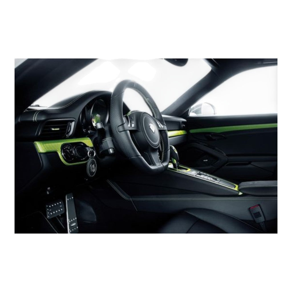 TECHART 091.421.051.CCC Interior Styling Package I Carbon (RHD), Custom Color for PORSCHE 911 Carrera 4/S/4S/GTS/4 GTS/Turbo/Turbo S/GT3/GT3 Touring/GT3RS (991) Photo-0