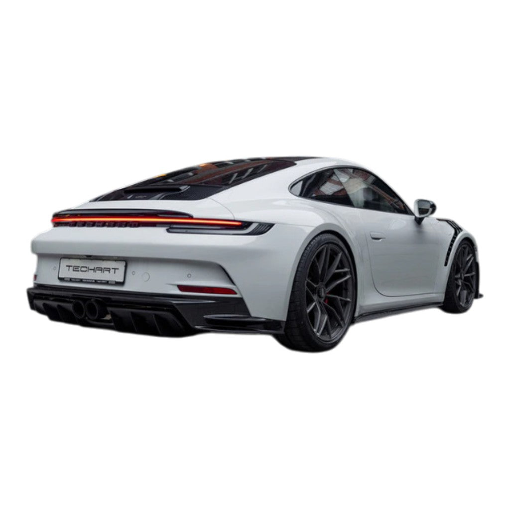 TECHART 092.121.350.009M-02 Side Skirts with TECHART Logo, Carbon Matte for PORSCHE 911 Carrera 4/T/S/4S/GTS/4 GTS/GT3/GT3 Touring (992) Photo-6