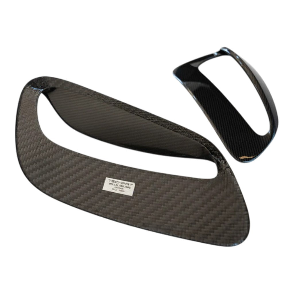 TECHART 092.121.480.009G Air Intake Kit, Visible Carbon Glossy for PORSCHE 911 Turbo (992.1) / Turbo S (992) Photo-1