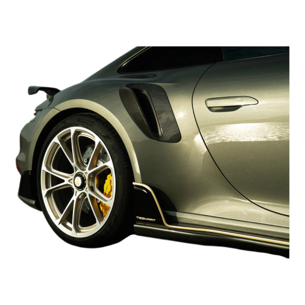 TECHART 092.121.480.009G Air Intake Kit, Visible Carbon Glossy for PORSCHE 911 Turbo (992.1) / Turbo S (992) Photo-5