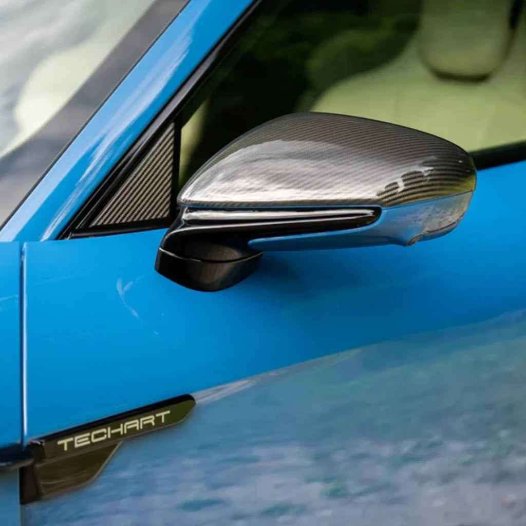 TECHART 09J.121.320.009 Side Mirror Trims for PORSCHE Taycan (9J1) Photo-1