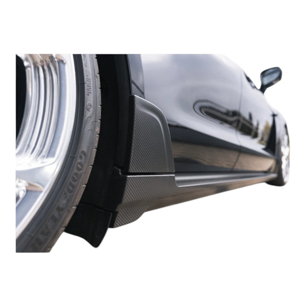 TECHART 09J.121.350.009 Side Skirts with Fin for PORSCHE Taycan 4S/GTS/Turbo/Turbo S/SportTurismo (9J1) Photo-7
