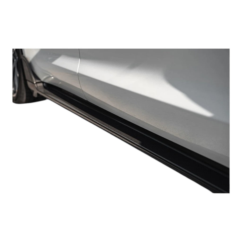 TECHART 09J.121.351.009 Side Skirts with Fin for PORSCHE Taycan CrossTurismo (9J1) Photo-5