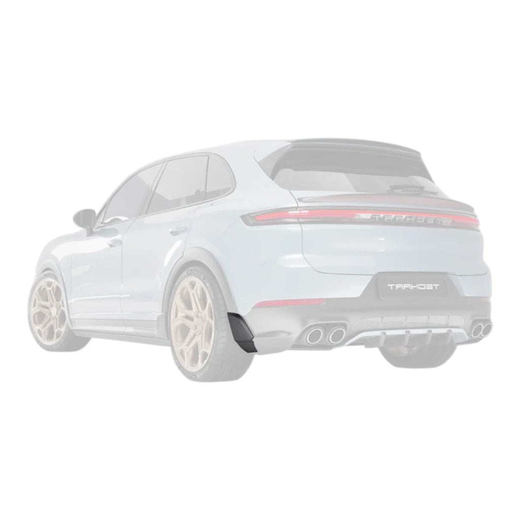 TECHART 09Y.100.583.009 Rear Diffuser Add-On Four Fast Fins and Aero Wings for PORSCHE Cayenne E-Hybrid/S/S E-Hybrid/GTS/Turbo E-Hybrid (E3.2) Photo-3