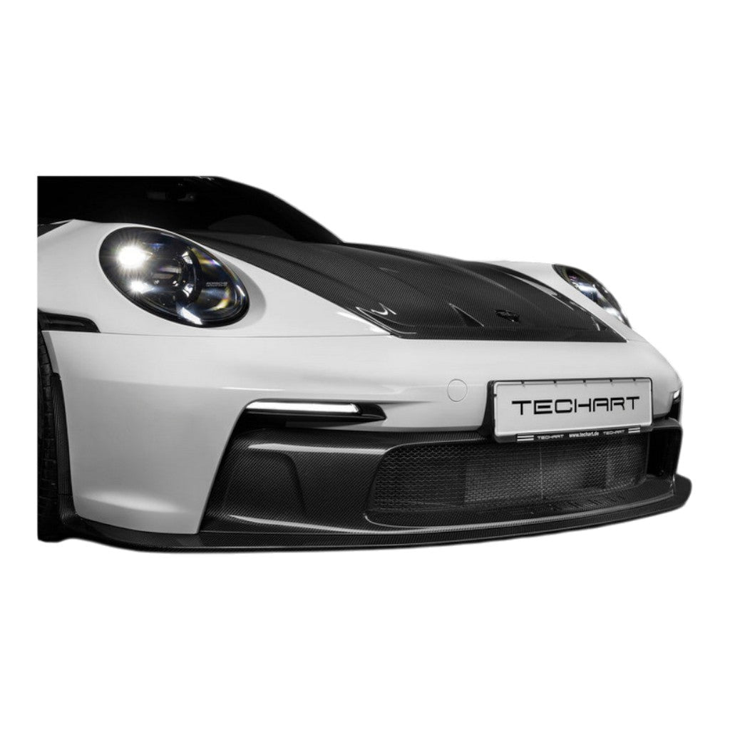 TECHART +92.121.171.120 V02: Front Spoiler Set of Skid Plates, Outer side for PORSCHE 911 GT3 / GT3 Touring (992.1) Photo-1