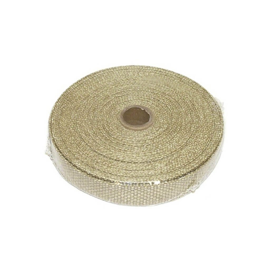 THERMO-TEC 11001 Exhaust Insulating Wrap 1 in. x 50 ft. (2.54cm x 15.24m) White Photo-0