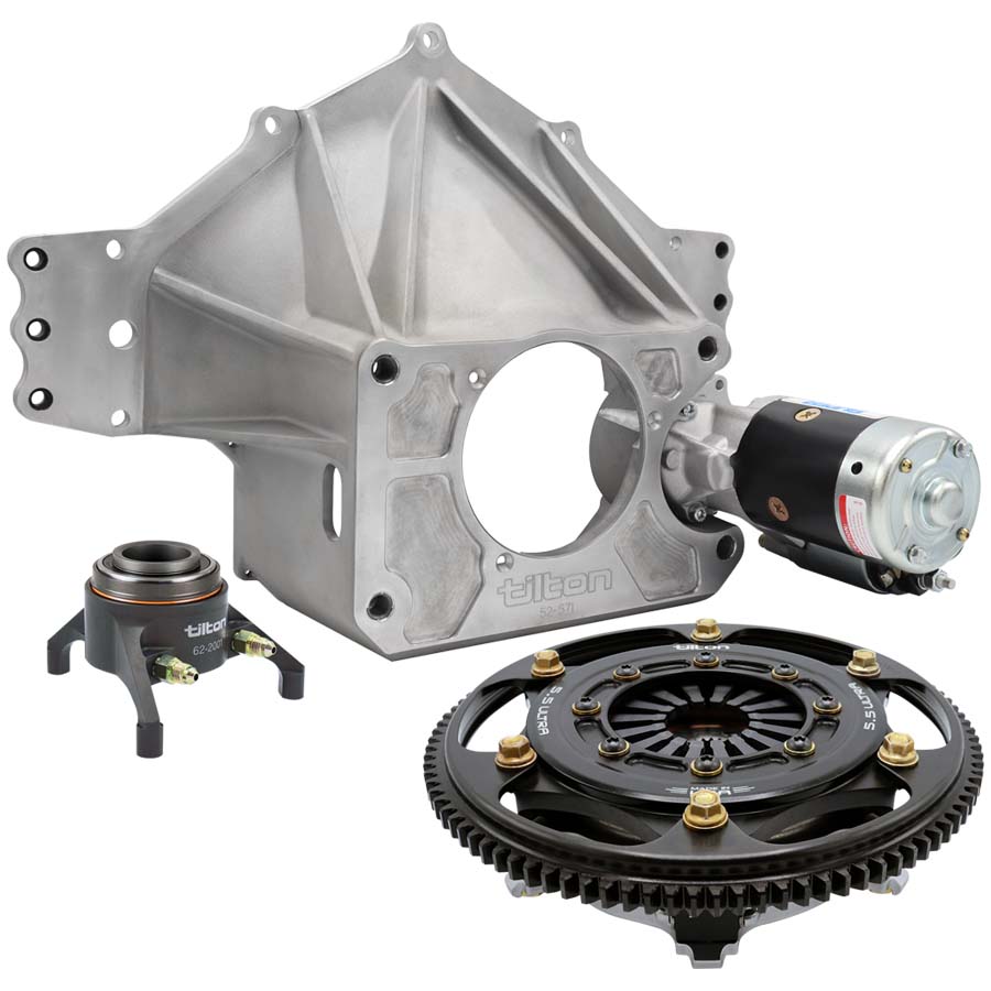 TILTON 52-74620 Bellhousing kit for CHEVY CRATE, Alum, 99T, 5.5 Ultra, 2 Disc, 26-SP Photo-0