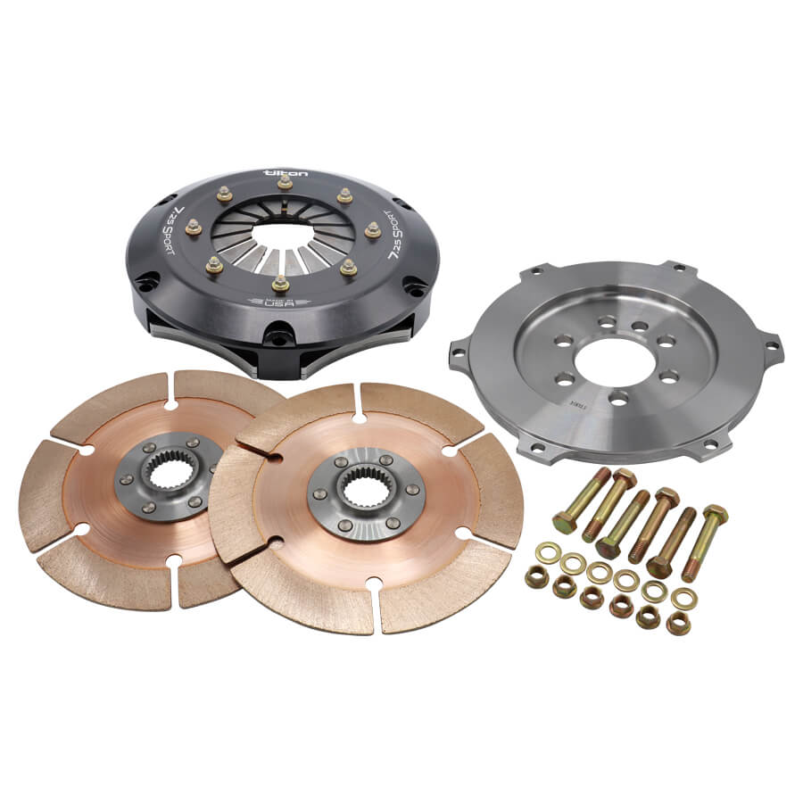TILTON 56-2436 Clutch-flywheel assemblies, Sport 7.25, 2D for CHEVY (LS) Neutral, 26SPL Photo-0
