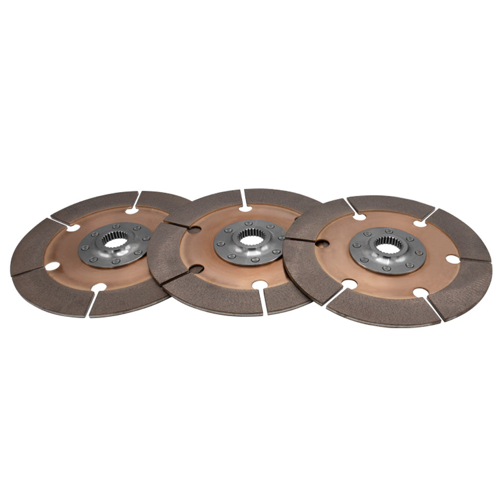 TILTON 64215-1-VVV-57 Clutch disc pack, Metallic, 8.5", 3 PL, 1" X 24 Photo-0