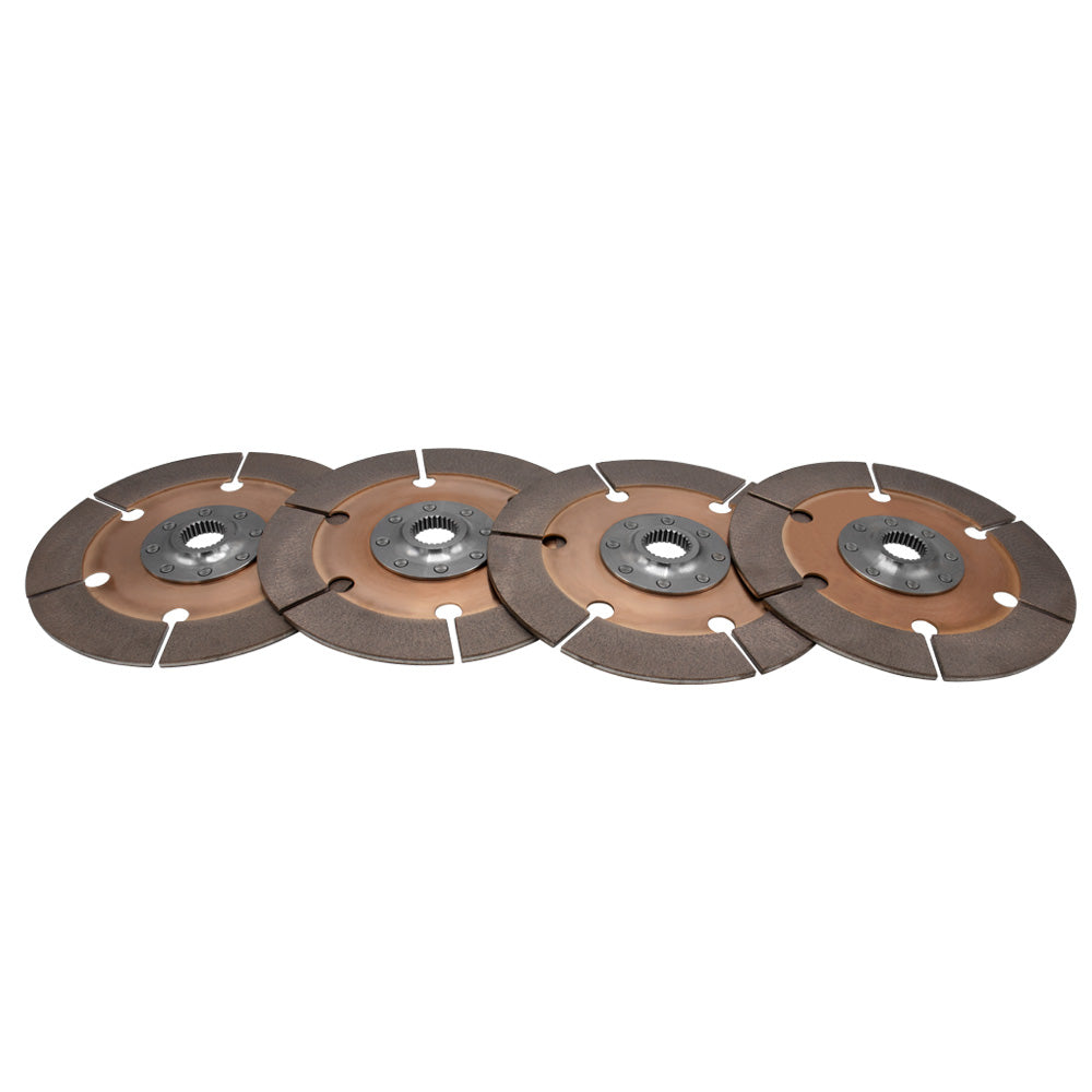TILTON 64215-1-VVVV-55 Clutch disc pack, Metallic, 8.5", 4 PL, 35mm X 26 Photo-0