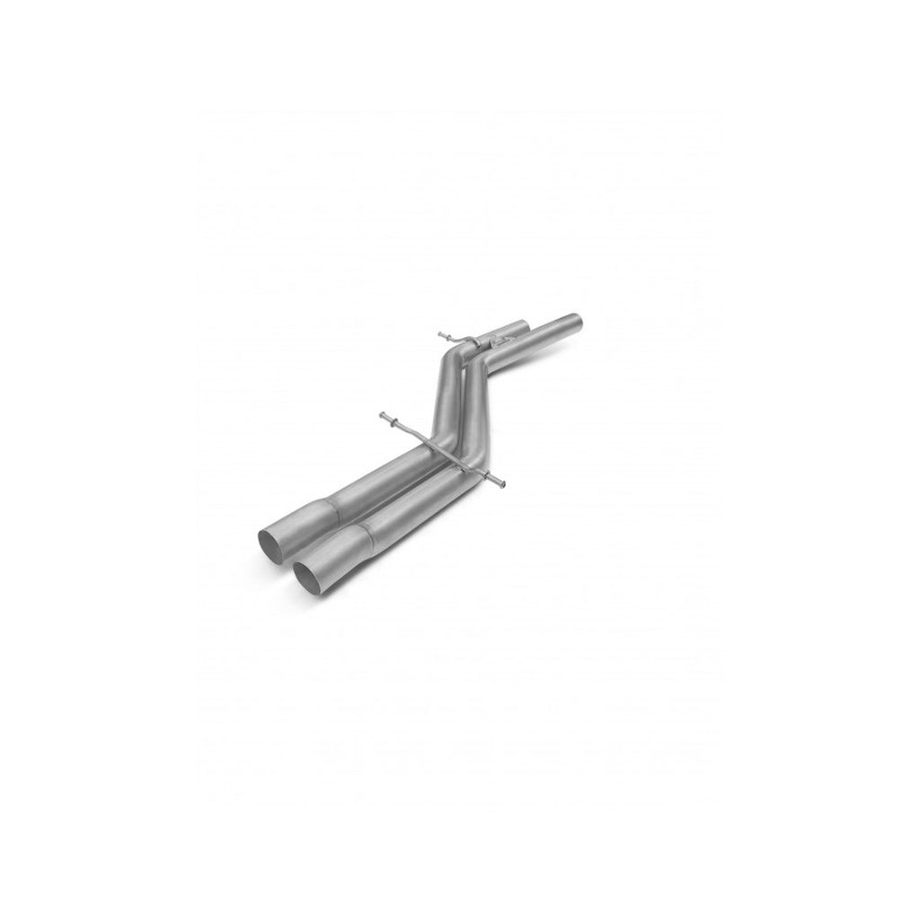 TUBI STYLE TSPOCAYS18.030.A Central Exhaust Pipes for PORSCHE Cayenne / Cayenne S / Cayenne E-Hybrid (with GPF) Photo-1