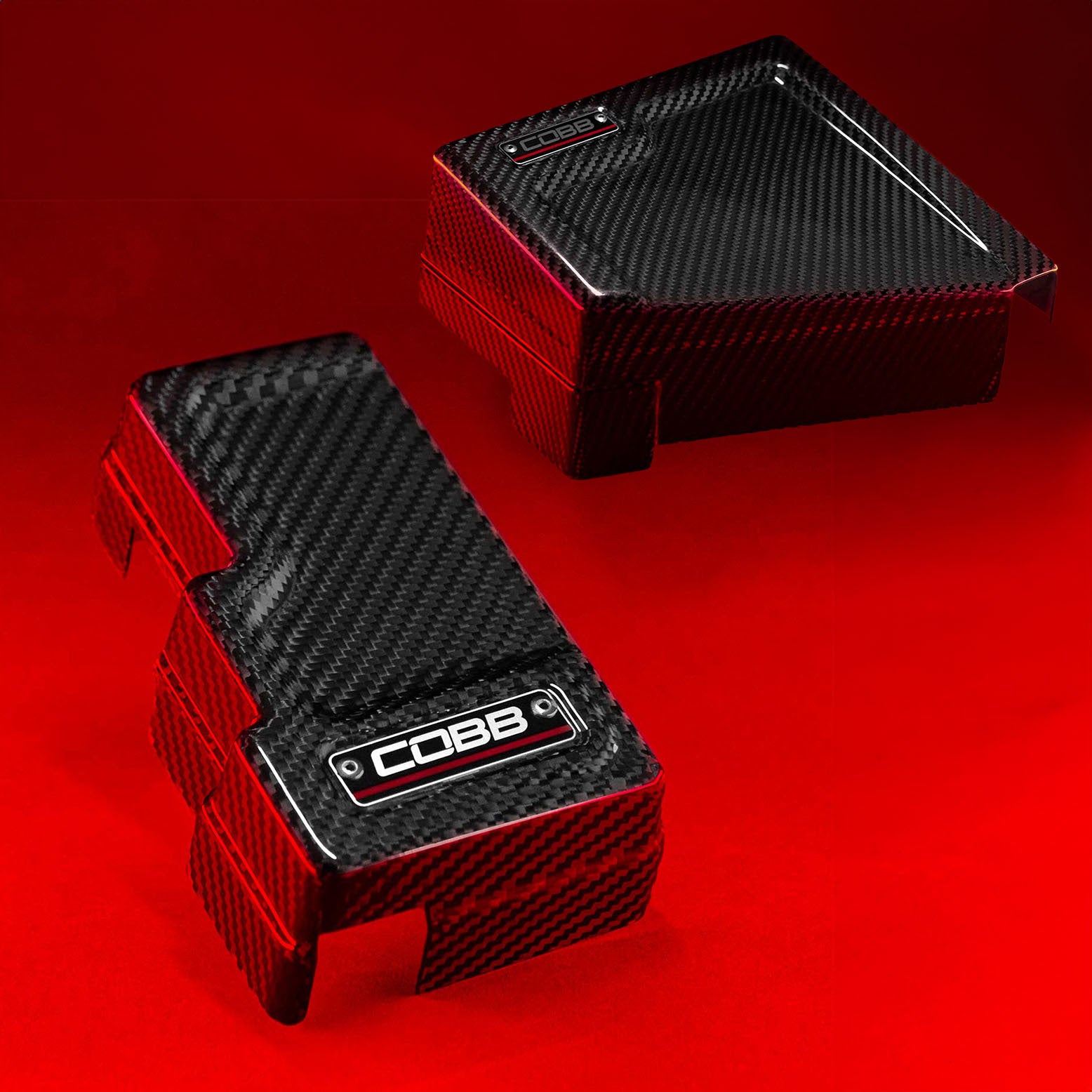 COBB 846665-KIT Fuse Cover Kit Carbon Fiber REDLINE for SUBARU WRX 2022- Photo-0