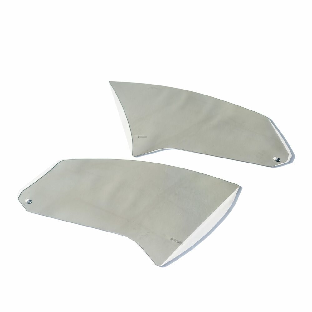 UNPLUGGED PERFORMANCE UP-MS2-121-1.1 Front Door Window Pair Replacement, Lexan for TESLA Model S 2021 Photo-0