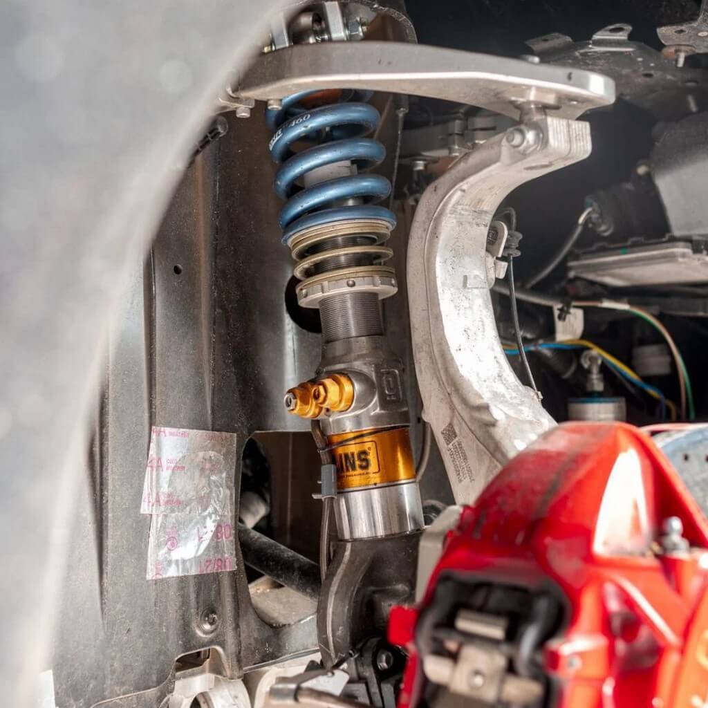 UNPLUGGED PERFORMANCE UP-MS2-361-1.1 Coilovers Pikes Peak Spec UP x Ohlins TTX (4-Way) for TESLA Model S Plaid 2021- Photo-4