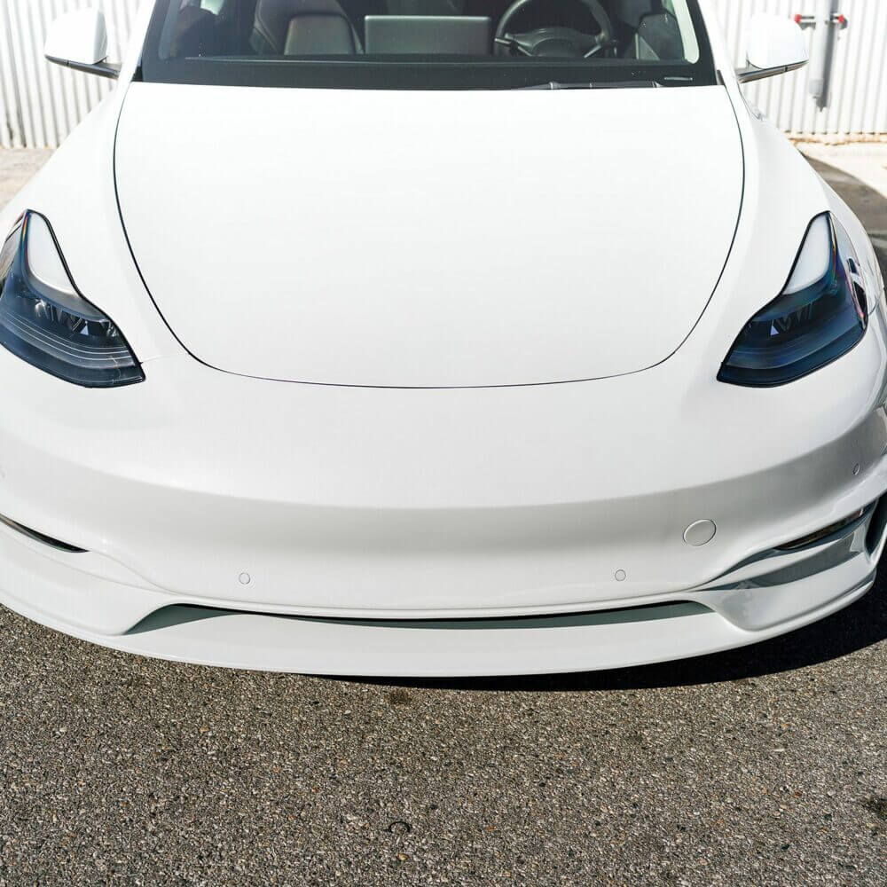 UNPLUGGED PERFORMANCE UP-MY-328-5.1 Ascension Front Fascia System (Front Bumper), With Sensor Holes, Painted Pearl White PPSW Photo-0