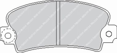 FERODO FCP72H Front Brake Pads DS2500 for RENAULT Espace II / Fuego / R5 Photo-0