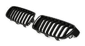 AUTOTECKNIC BM-0179-GB Glazing Black Front Kidney Grilles - F30 Sedan / F31 Wagon | 3-Series Photo-0