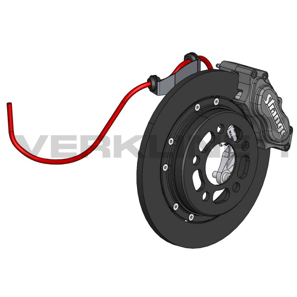 VERKLINE BKA-580 Carbon Brake Kit for 15 Inch Wheels for AUDI R8 / LAMBORGHINI Huracan Photo-1