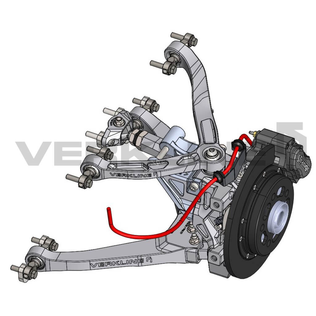 VERKLINE BKA-580 Carbon Brake Kit for 15 Inch Wheels for AUDI R8 / LAMBORGHINI Huracan Photo-0