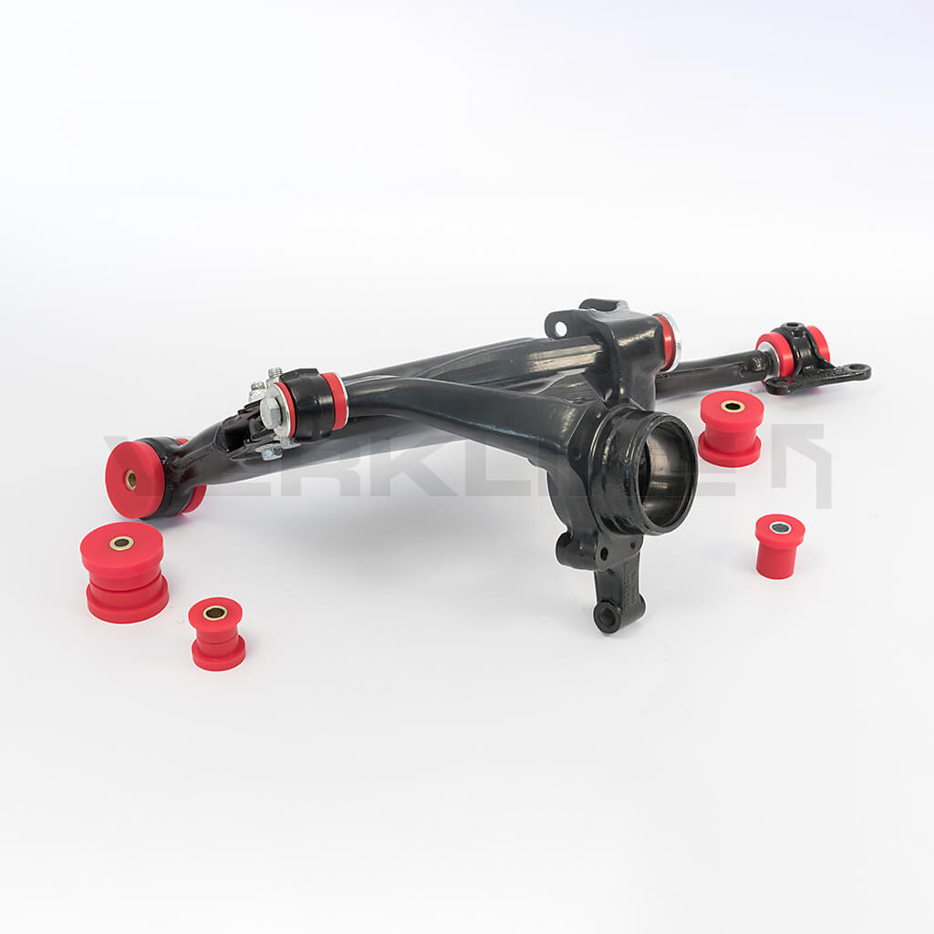 VERKLINE POW-029-75 Full Rear Wishbone Polyurethane Bushings Kit 44 mm (Street Hardness) for AUDI S4 / S6 (C4) Photo-1