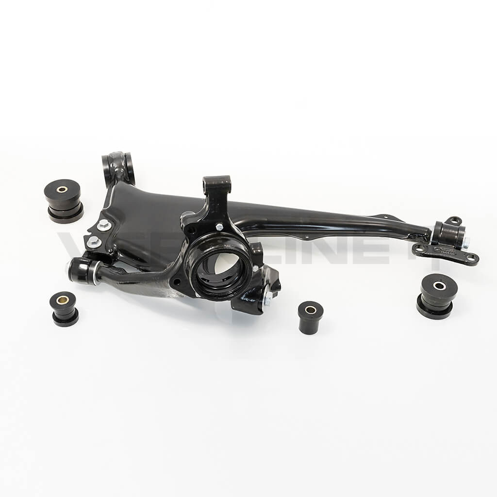 VERKLINE POW-029-85 Full Rear Wishbone Polyurethane Bushings Kit 44 mm Track for AUDI S4 / S6 (C4) Photo-0