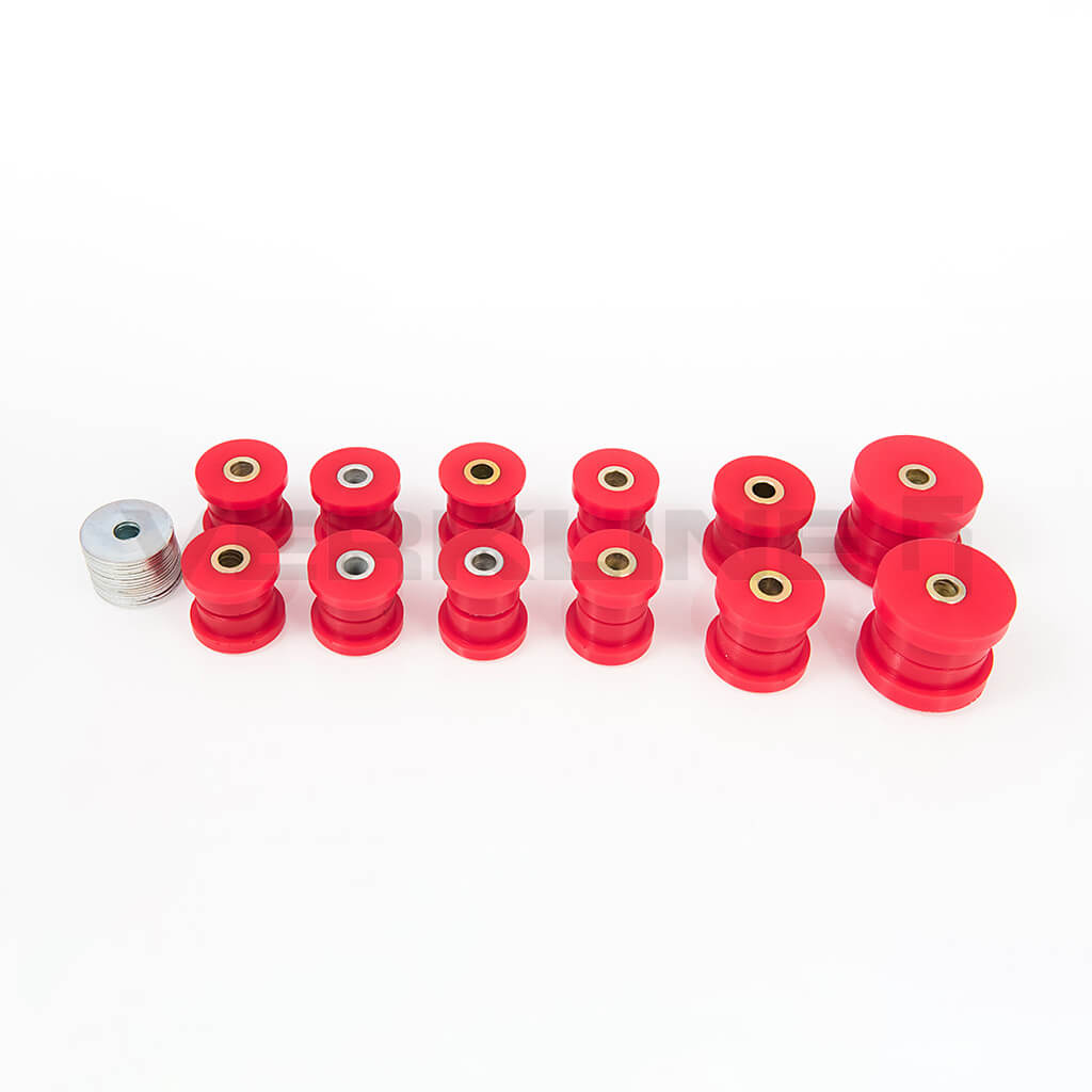 VERKLINE POW-049-75 Full Rear Polyurethane Bushings Set for Cast Wishbone (Street Hardness) for AUDI RS4 / S4 (B5) Photo-1