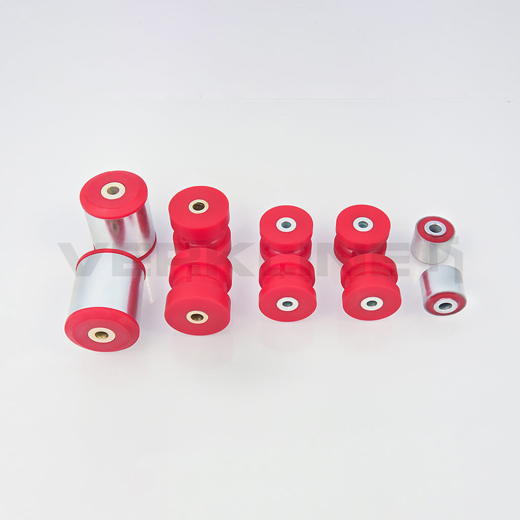 VERKLINE POW-055-75 Full Front Polyurethane Wishbones Bushings Kit (Street Hardness) for AUDI RS4 / S4 (B5) / RS6 / S6 (C5) Photo-1