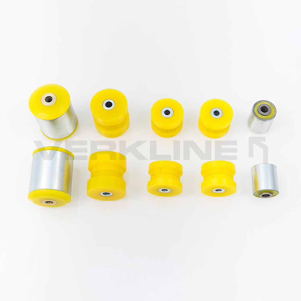VERKLINE POW-055-85 Full Front Polyurethane Wishbones Bushings Kit (Track Hardness) for AUDI RS4 (B5) / RS6 (C5) Photo-1