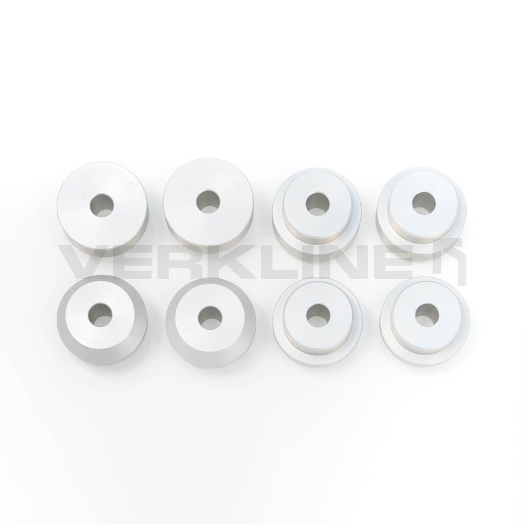 VERKLINE SBK-003 Aluminium Subframe Front Bushings Kit (8 pcs) for AUDI RS2 / S4 (B4) / RS4 (B5) Photo-0