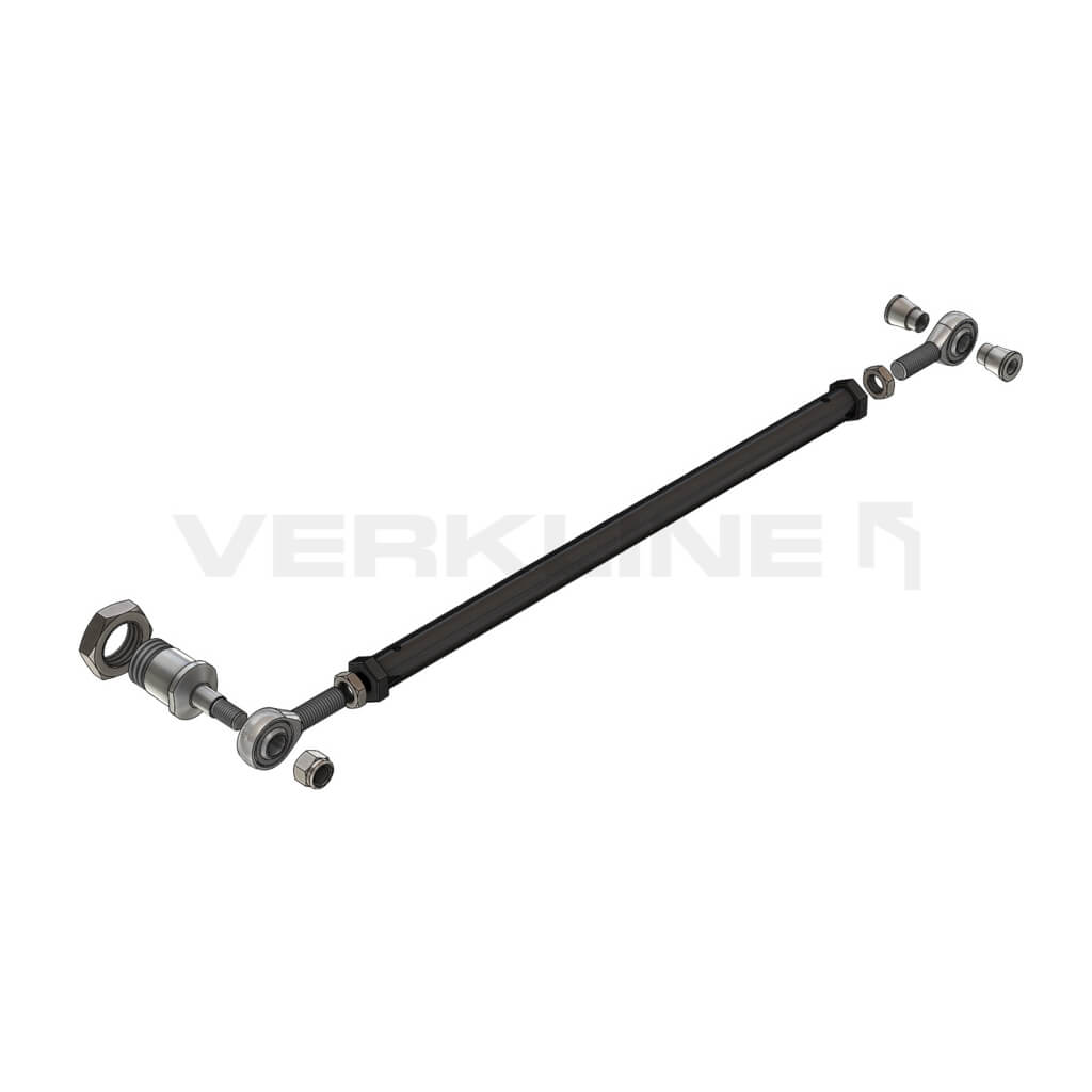 VERKLINE TRS-010 Adjustable Rear Replacement Uniball Arm Kit for Spring Wishbone for AUDI RS3 (8P) / VW Golf GTI (Mk5 / Mk6) Photo-2