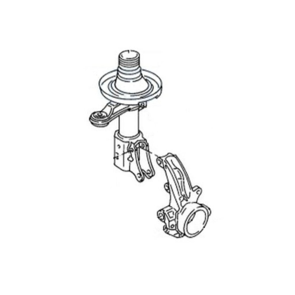 VERKLINE WAS-001 Replica Wishbone Front Axis Kit for AUDI RS2 / S2 (B4) Photo-4
