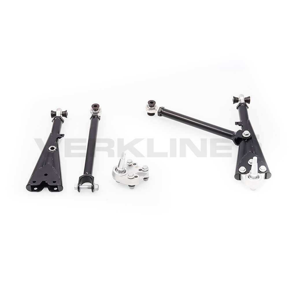VERKLINE WAS-017 Adjustable Tubular Front Race Wishbones Kit With Modified Kinematics for AUDI RS3 (8Y / 8V) / VW Golf GTI / R (Mk7 / Mk8) Photo-1