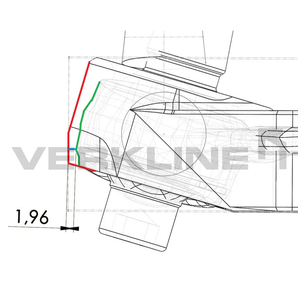 VERKLINE WAS-031 Adjustable Tubular Front Race Wishbones Kit for AUDI S3 (8L) / VW Golf (Mk4) Photo-2