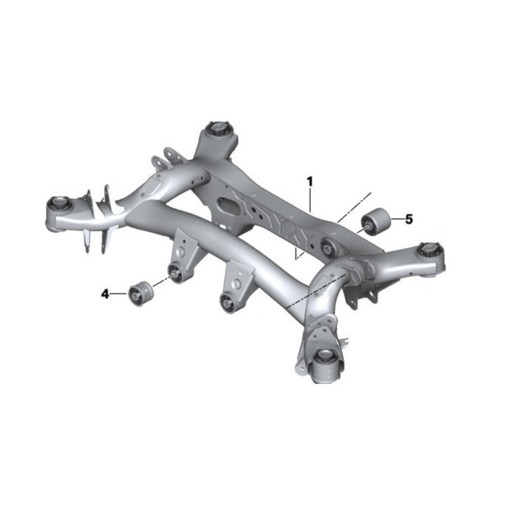 VERKLINE WAS-401 Rear Lightweight Tubular Subframe for TOYOTA GR Supra / BMW Z4 (G29) Photo-4