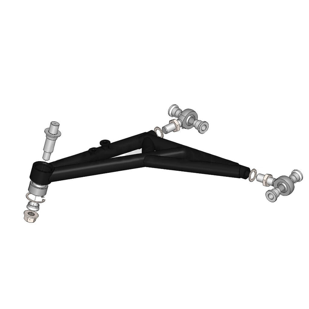 VERKLINE WAS-903-904 Front Tubular Wishbones Kit for MITSUBISHI EVO 7 / 8 / 9 Photo-1