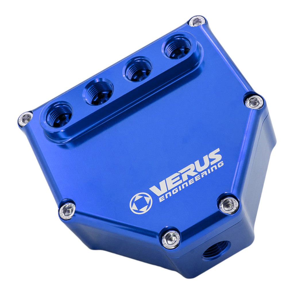 VERUS ENGINEERING A0002A-BLU Dual Air Oil Seperator, Blue for SUBARU BRZ / SCION FR-S / TOYOTA GT86 (ZN6 / ZC6) Photo-0
