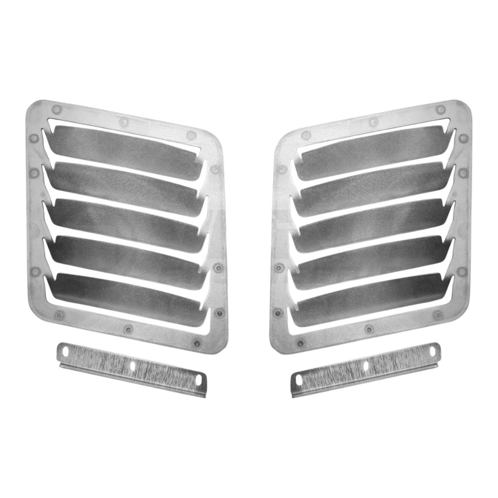 VERUS ENGINEERING A0053A-BARE Aluminum Hood Louver Kit,Raw for SUBARU WRX / STI (VA) Photo-0
