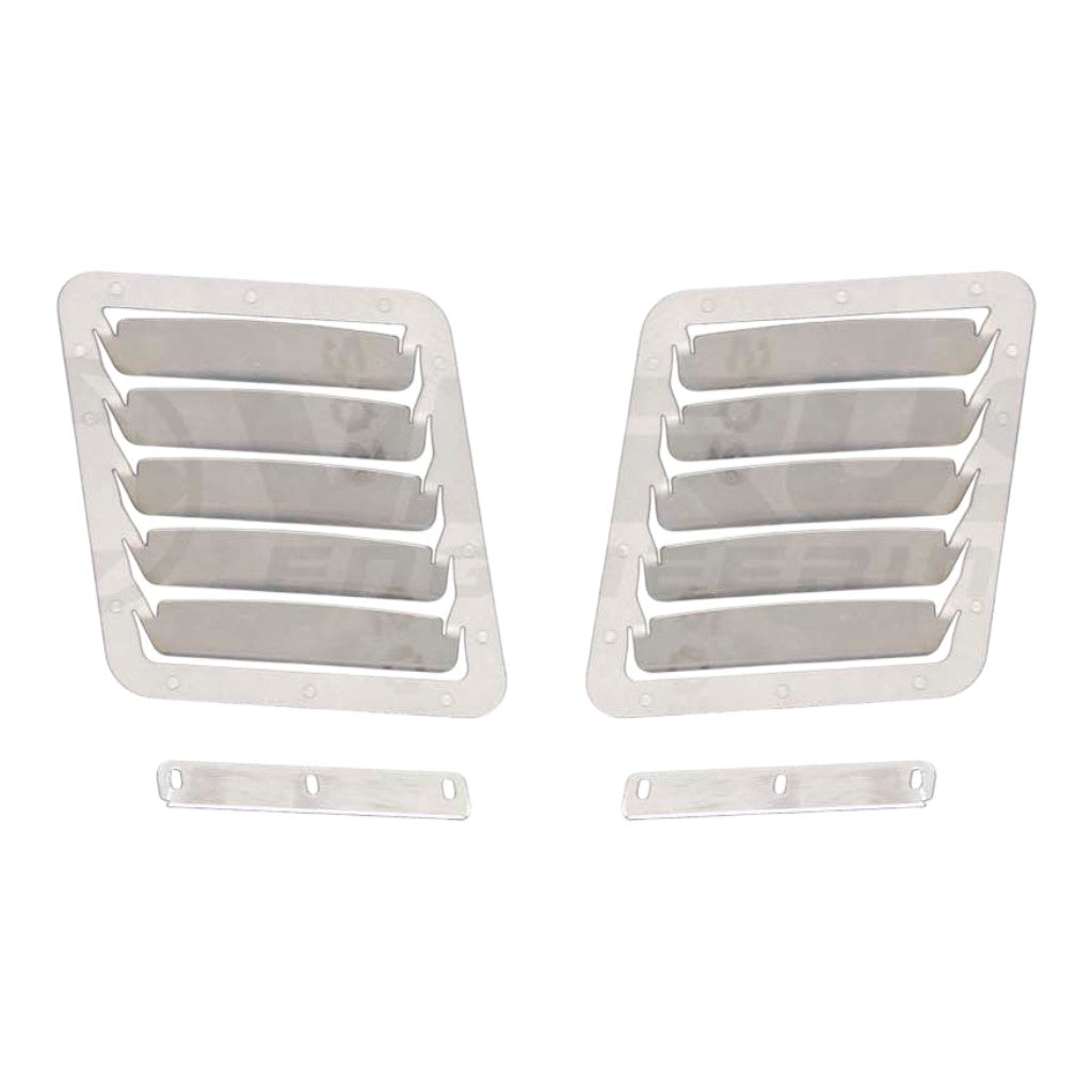 VERUS ENGINEERING A0053A-BARE-CK5 Aluminum Hood Louver Kit CK5,Raw for SUBARU WRX / STI (VA) Photo-0