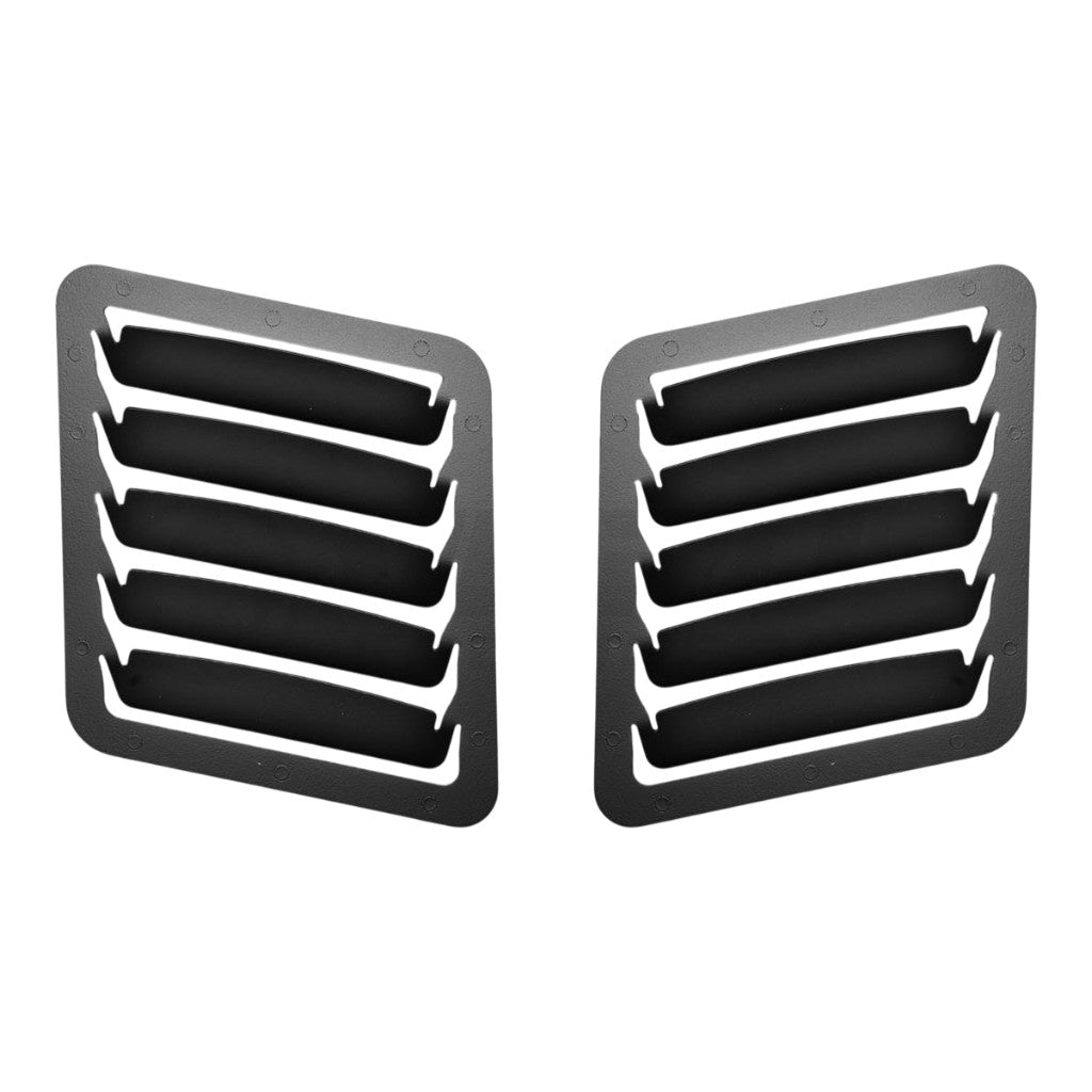 VERUS ENGINEERING A0053A-BLK Aluminum Hood Louver Kit, Black for SUBARU WRX / STI (VA) Photo-0