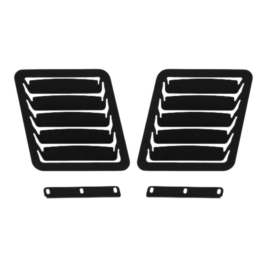 VERUS ENGINEERING A0053A-BLK-CK5 Aluminum Hood Louver Kit CK5, Black for SUBARU WRX / STI (VA) Photo-0