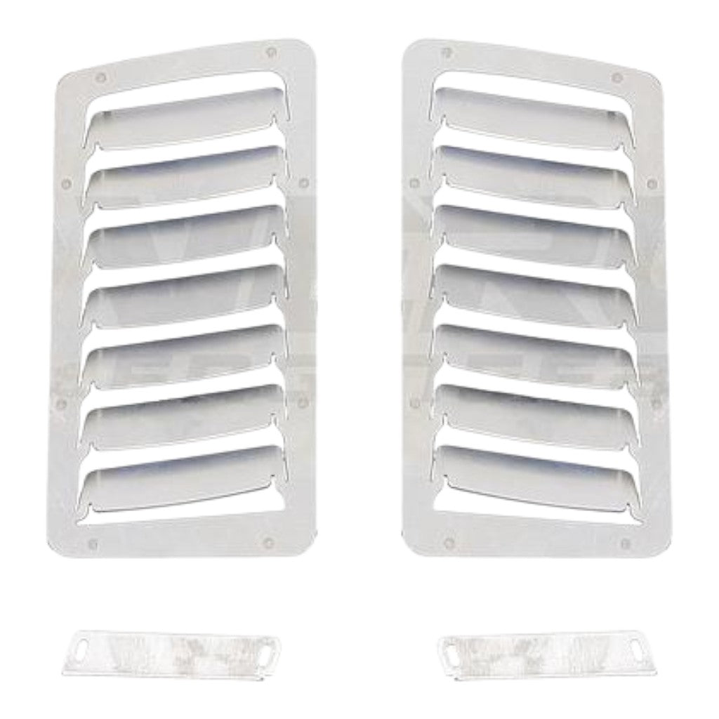 VERUS ENGINEERING A0056A-BARE Aluminum Hood Louver Kit (Large), Raw for SUBARU BRZ / SCION FRS / TOYOTA GT86 / GR86 Photo-0