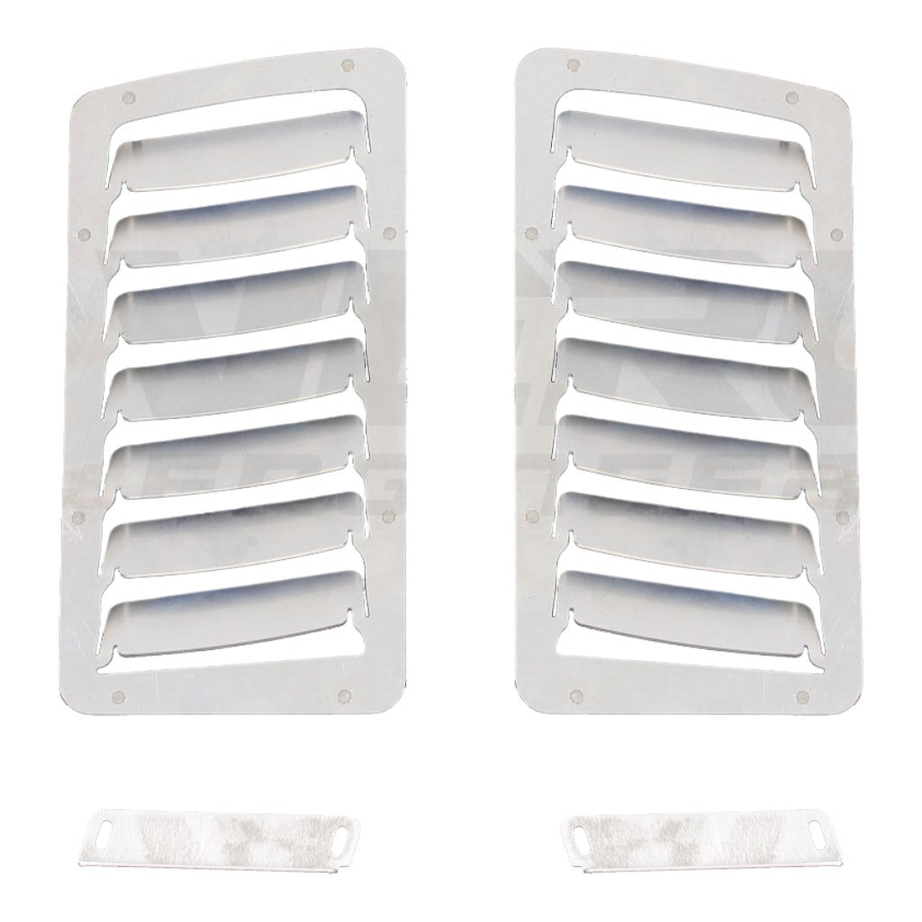 VERUS ENGINEERING A0056A-BARE-C9R Aluminum Hood Louver Kit C9R (Large),Raw for SUBARU BRZ / SCION FRS / TOYOTA GT86 / GR86 Photo-0