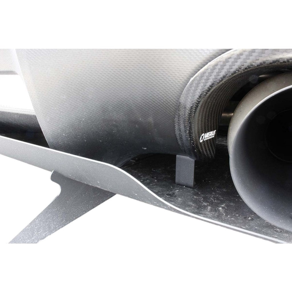 VERUS ENGINEERING A0060A Carbon Exhaust Cutout Cover (Driver Side) for SUBARU BRZ 2013-2016 / SCION FRS 2013-2016 / TOYOTA GT86 / GR86 2013-2016 Photo-1