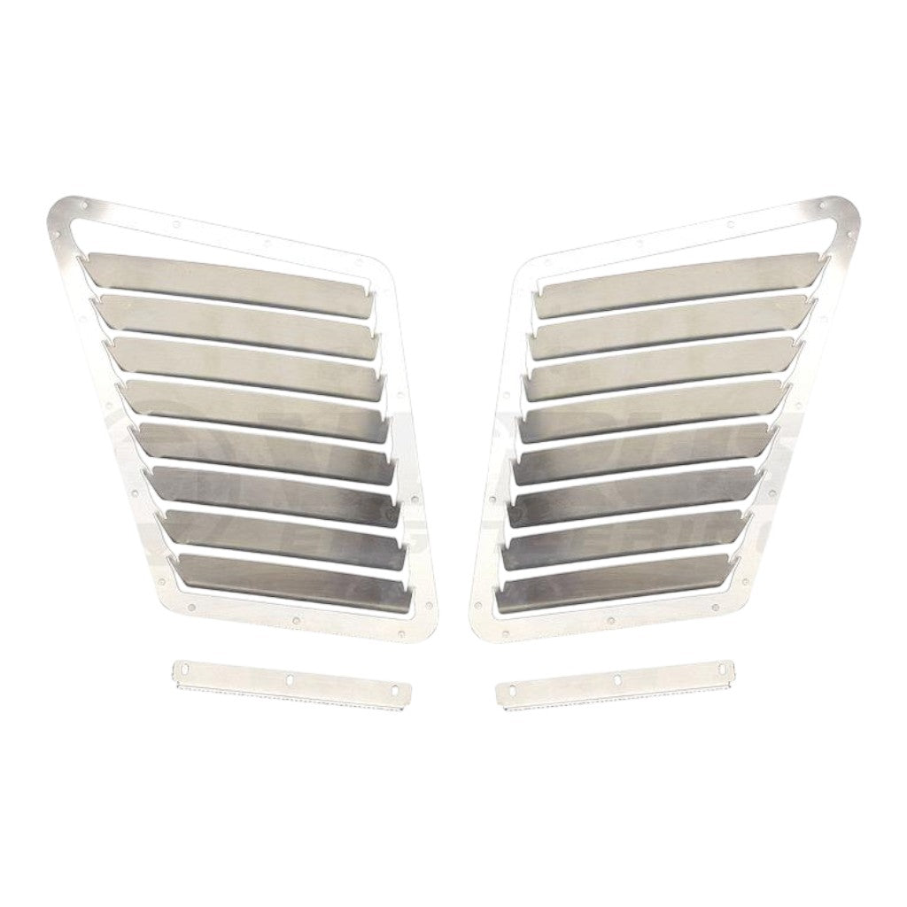VERUS ENGINEERING A0079A-BARE Aluminum Hood Louver Kit,Raw for FORD Focus RS / ST (MK3) Photo-0