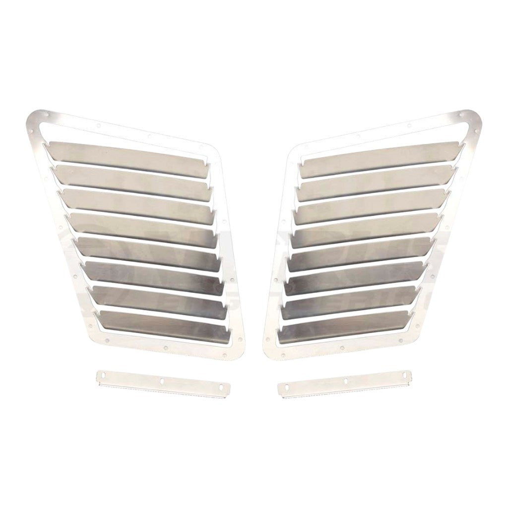 VERUS ENGINEERING A0079A-BARE-N17 Aluminum Hood Louver Kit N17, Raw for FORD Focus RS / ST (MK3) Photo-0