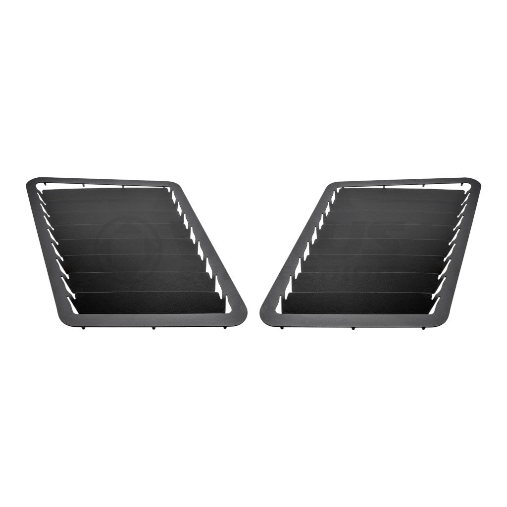 VERUS ENGINEERING A0079A-BLK Aluminum Hood Louver Kit, Black for FORD Focus RS / ST (MK3) Photo-0