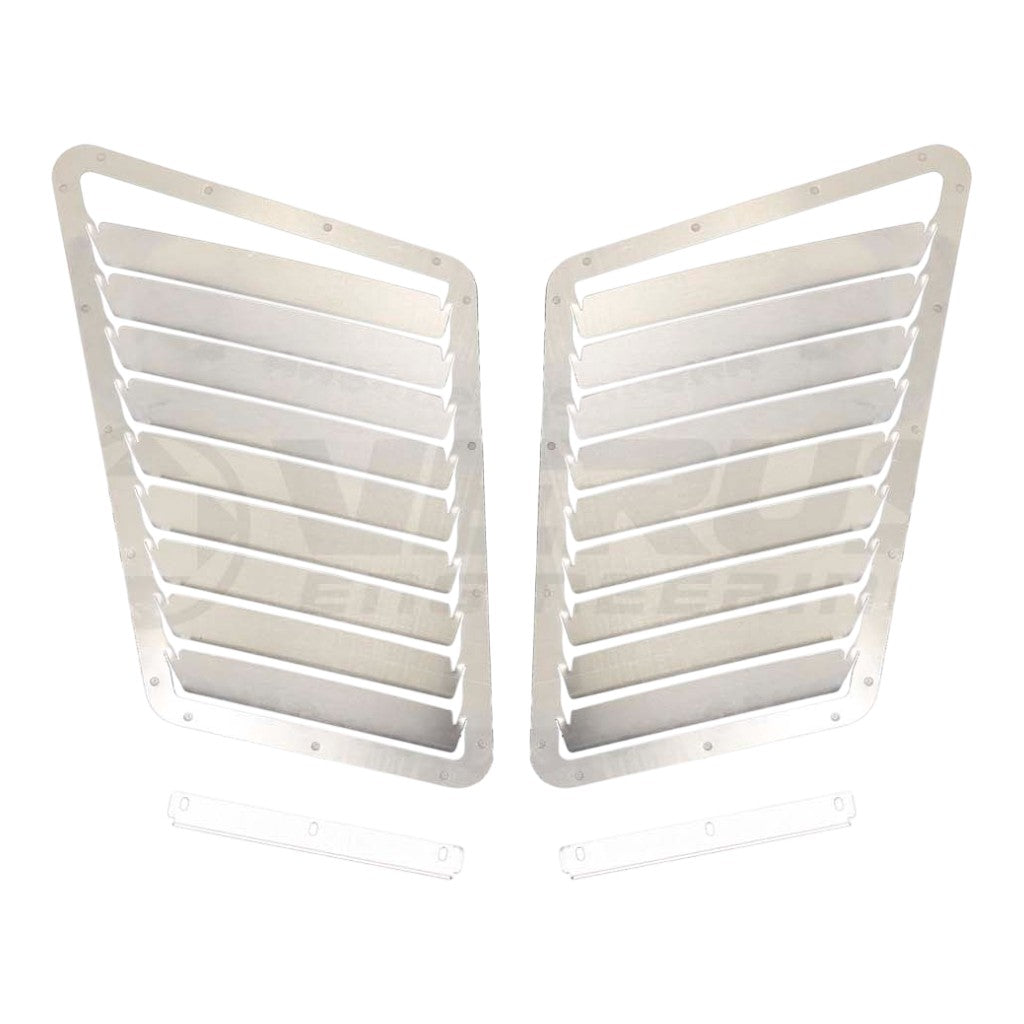 VERUS ENGINEERING A0080A-BARE-XT2 Aluminum Hood Louver Kit XT2, Raw for MAZDA MX-5 Miata (ND) Photo-0
